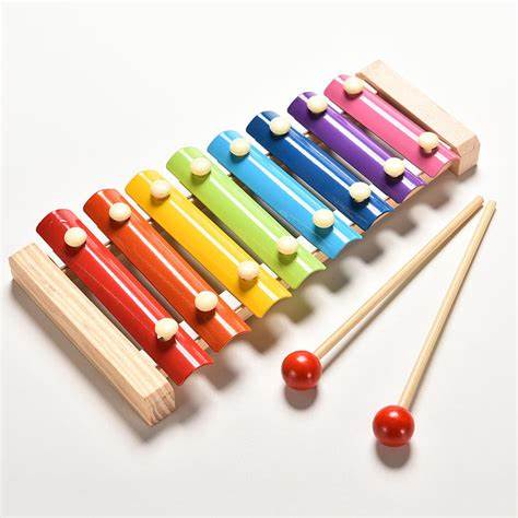 Wooden Xylophone Toy for Kids - Multi-color